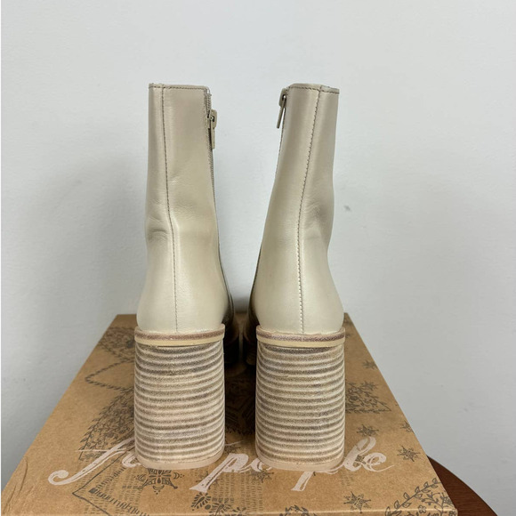 Free People Ruby Platform Bootie in Bone Size EU 39.5 - Picture 7 of 10